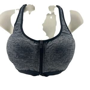 Victoria Secret Sport Space Grey Front Closure Underwire Sports Bra 36D